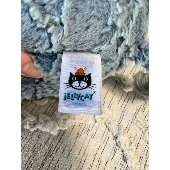 Jellycat Little Eddy Elephant Blue Plush Stuffed Animal Retired - Picture 5 of 7